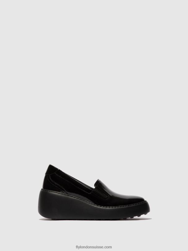 860NR746 baskets à enfiler deca459 Fly London noir femmes