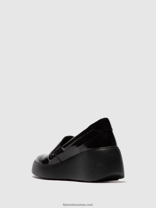 860NR746 baskets à enfiler deca459 Fly London noir femmes