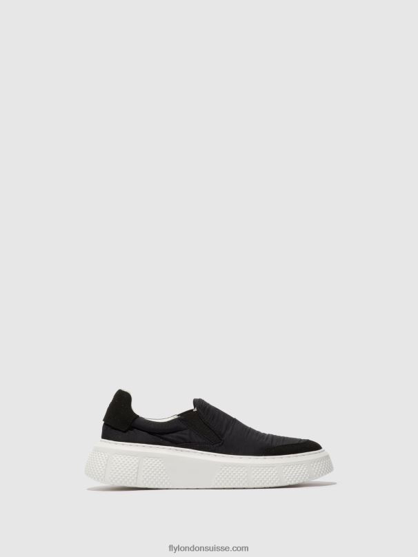 860NR752 baskets à enfiler elin509 Fly London noir femmes