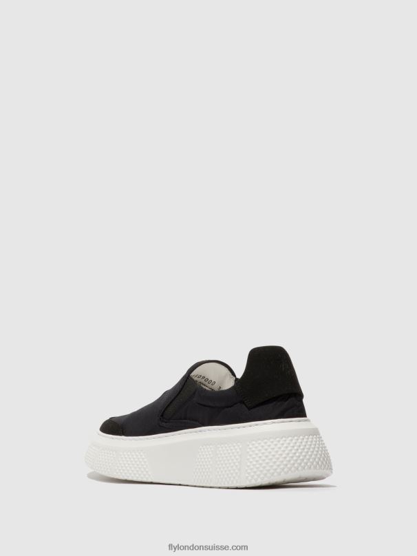 860NR752 baskets à enfiler elin509 Fly London noir femmes