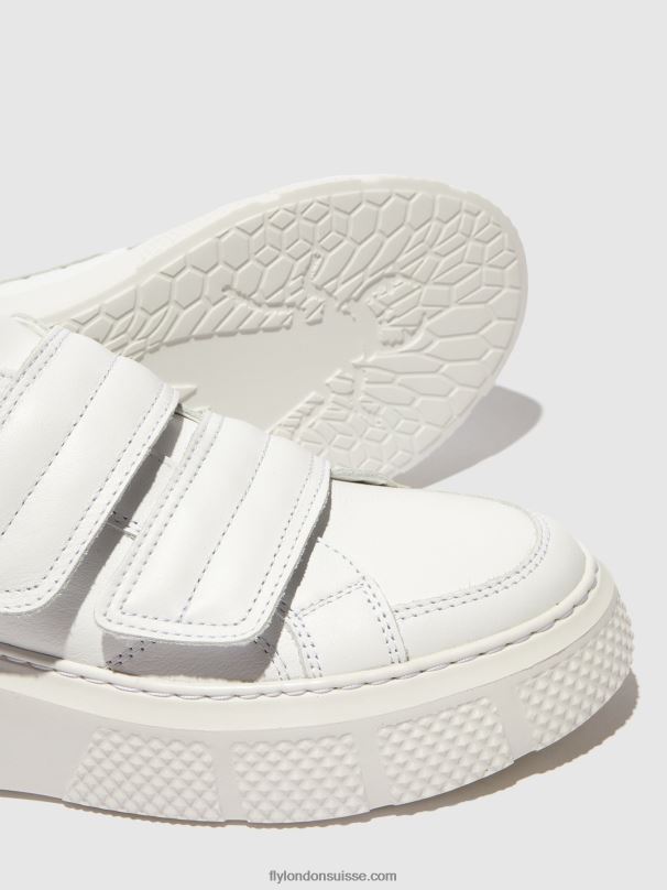 860NR756 baskets velcro edda513 Fly London blanc femmes