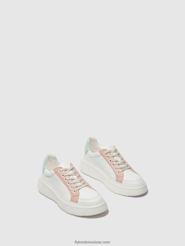 860NR758 baskets à lacets emmy510 Fly London blanc/nude/mynt femmes