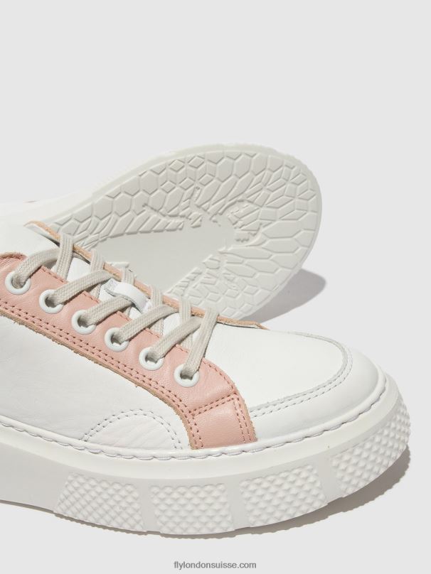 860NR758 baskets à lacets emmy510 Fly London blanc/nude/mynt femmes