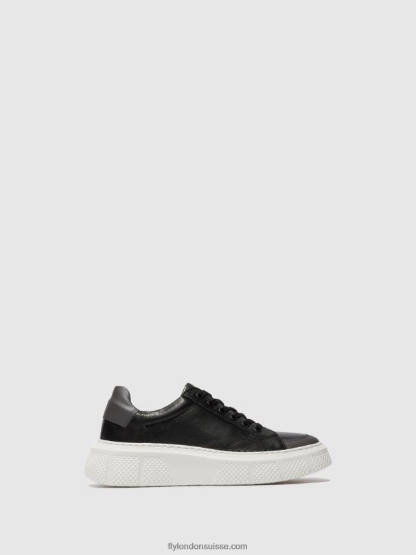 860NR760 baskets à lacets emmy510 Fly London noir femmes