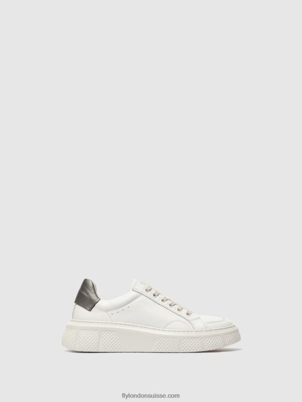 860NR761 baskets à lacets emmy510 Fly London blanc femmes