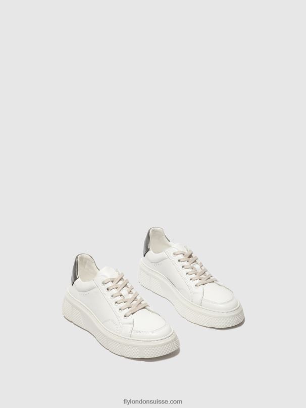 860NR761 baskets à lacets emmy510 Fly London blanc femmes