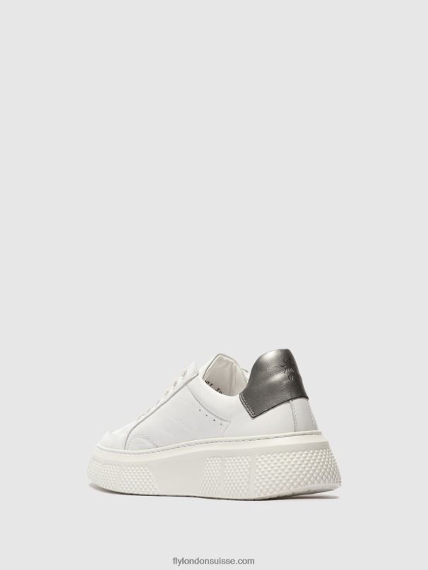 860NR761 baskets à lacets emmy510 Fly London blanc femmes