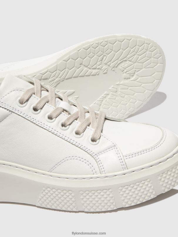 860NR761 baskets à lacets emmy510 Fly London blanc femmes