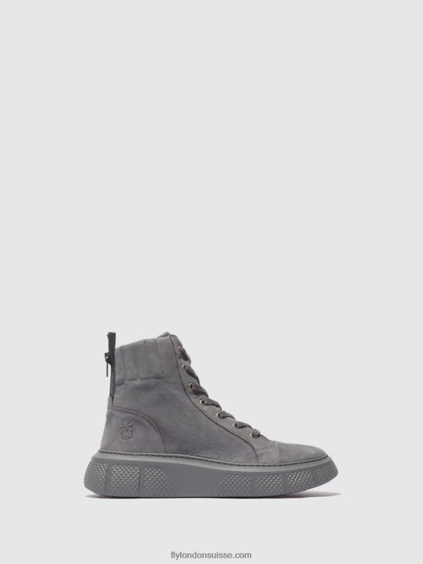 860NR765 baskets à lacets erby484 Fly London sorano bleu gris femmes