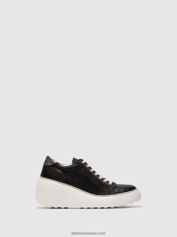 860NR770 baskets à lacets dile450 brito Fly London noir femmes