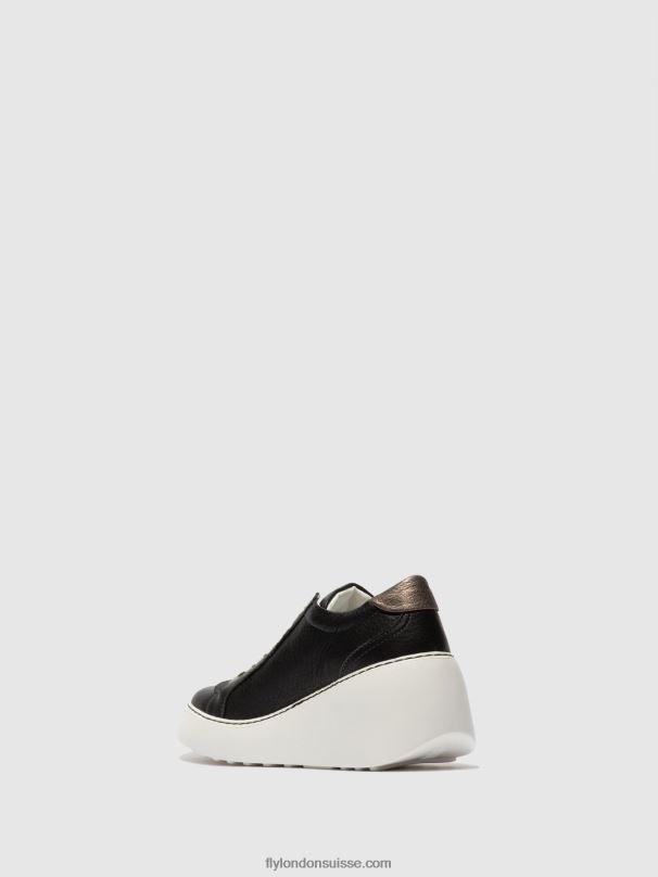 860NR770 baskets à lacets dile450 brito Fly London noir femmes