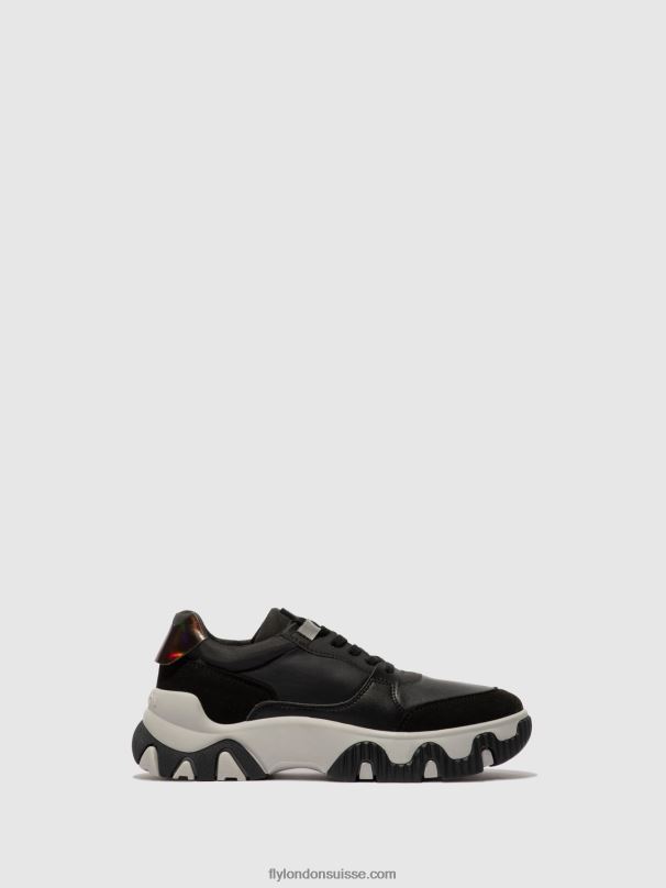 860NR774 baskets à lacets fyde644 multi Fly London noir femmes