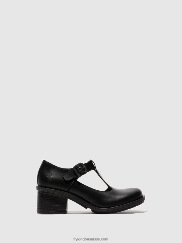 860NR622 chaussures mary jane cady180 Fly London noir femmes