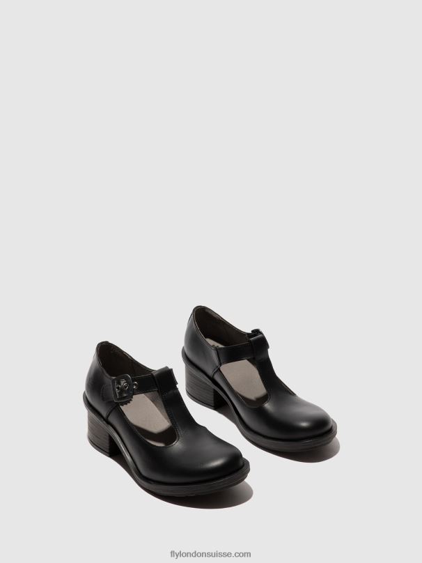 860NR622 chaussures mary jane cady180 Fly London noir femmes