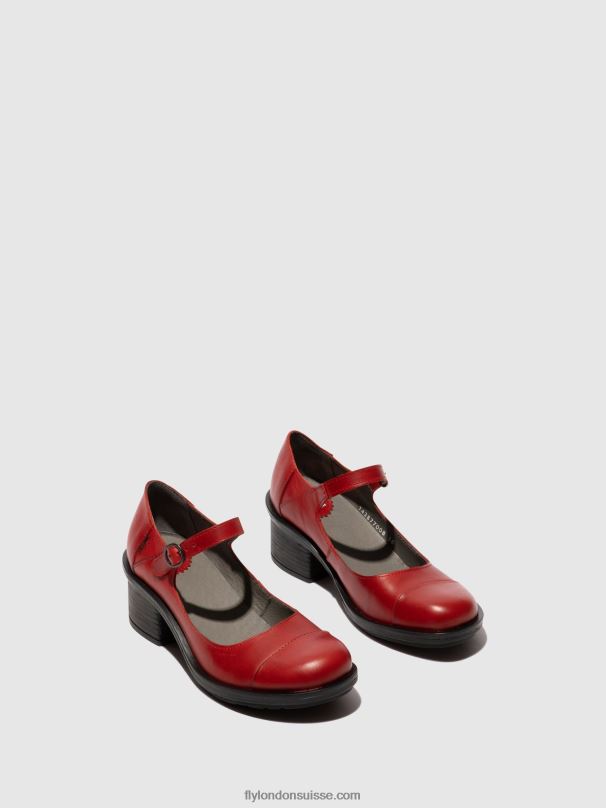 860NR650 chaussures mary jane cody877 Fly London rouge femmes