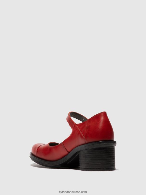 860NR650 chaussures mary jane cody877 Fly London rouge femmes