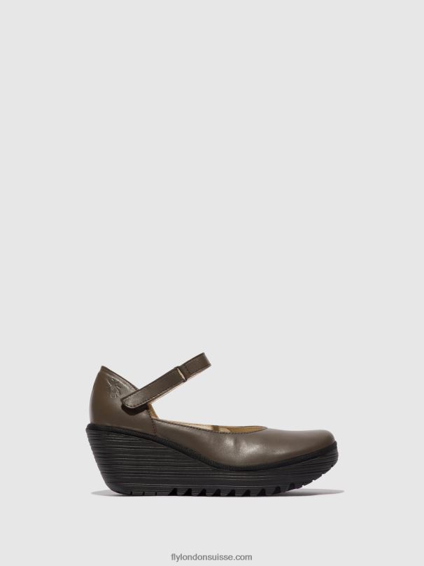 860NR668 chaussures mary jane yawo345 Fly London ns. taupe femmes