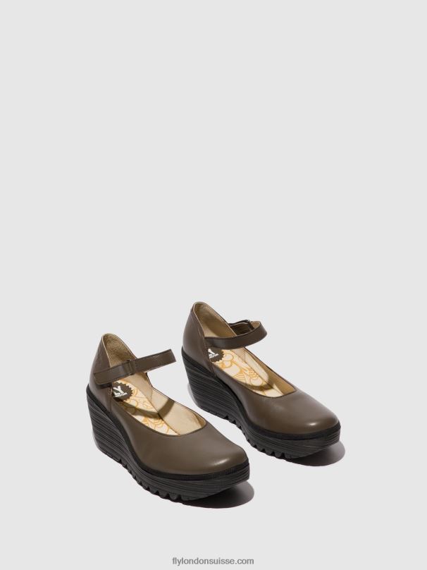 860NR668 chaussures mary jane yawo345 Fly London ns. taupe femmes