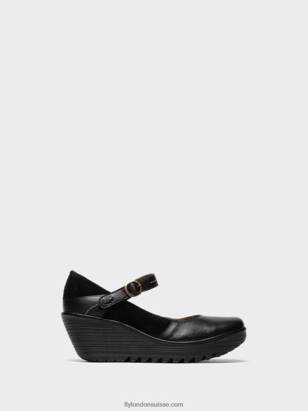 860NR701 chaussures mary jane yuko082 Fly London noir femmes
