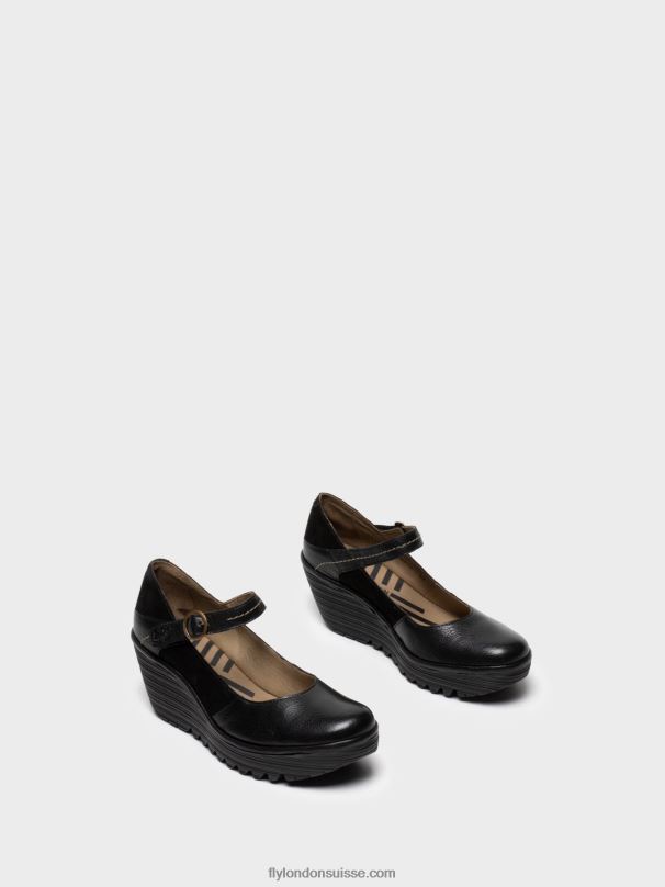 860NR701 chaussures mary jane yuko082 Fly London noir femmes