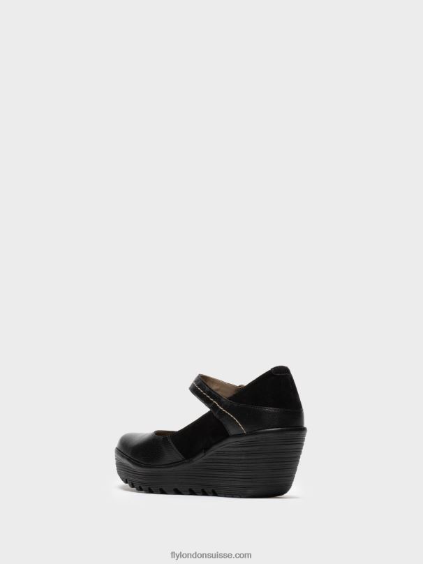 860NR701 chaussures mary jane yuko082 Fly London noir femmes