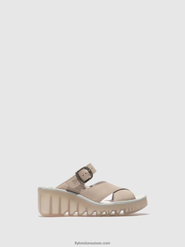 860NR357 mules compensées bocy409 Fly London nuage femmes