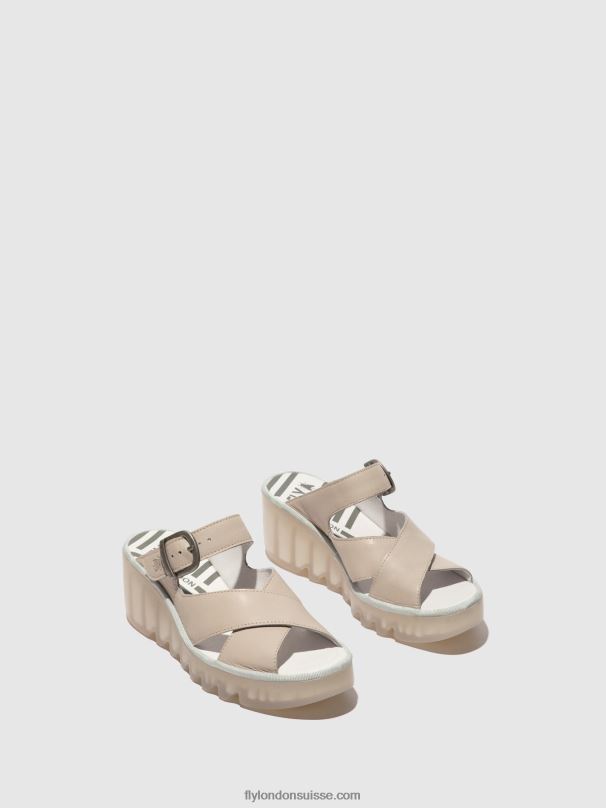 860NR357 mules compensées bocy409 Fly London nuage femmes