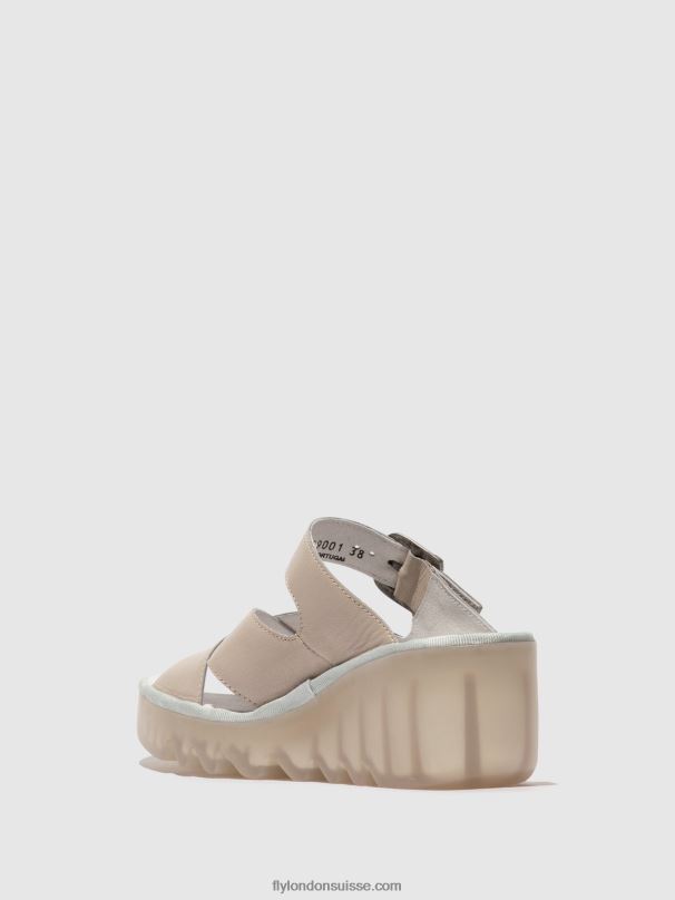 860NR357 mules compensées bocy409 Fly London nuage femmes