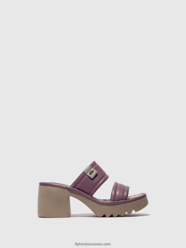 860NR363 mules à enfiler mava432 Fly London violet femmes