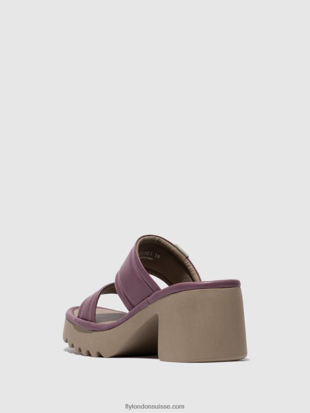 860NR363 mules à enfiler mava432 Fly London violet femmes