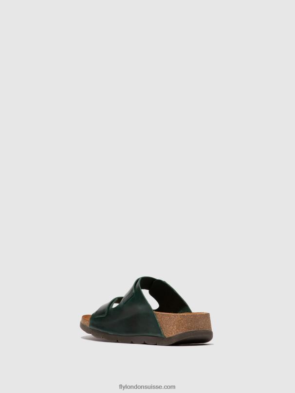 860NR386 mules à bout ouvert caja721 Fly London essence de bride femmes