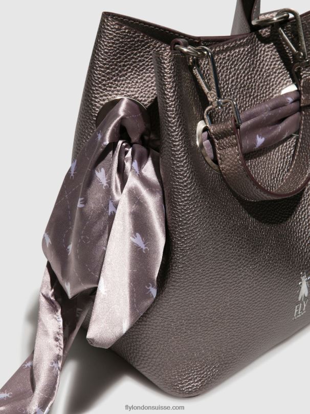 860NR795 sacs à main caia727 Fly London argent foncé femmes