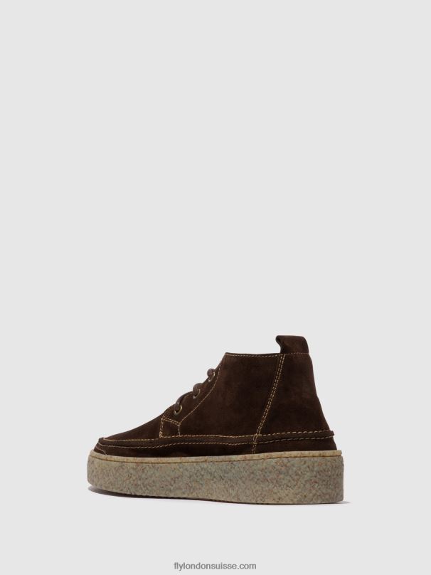 860NR798 bottines à lacets roly518 Fly London mocca Hommes