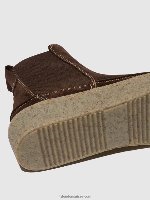 860NR801 bottines chelsea roop541 Fly London mocca Hommes