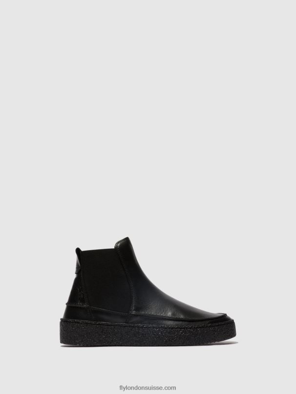 860NR802 bottines chelsea roop541 Fly London noir Hommes