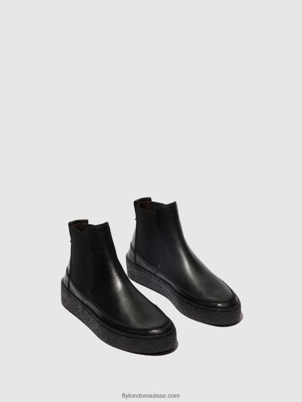 860NR802 bottines chelsea roop541 Fly London noir Hommes