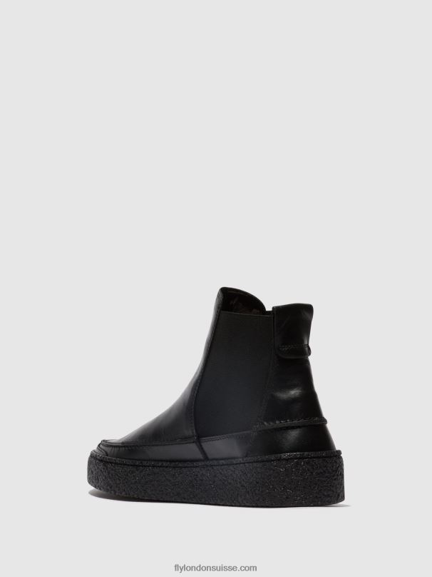 860NR802 bottines chelsea roop541 Fly London noir Hommes
