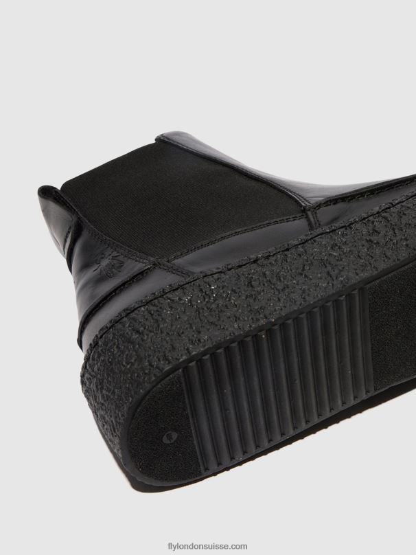 860NR802 bottines chelsea roop541 Fly London noir Hommes