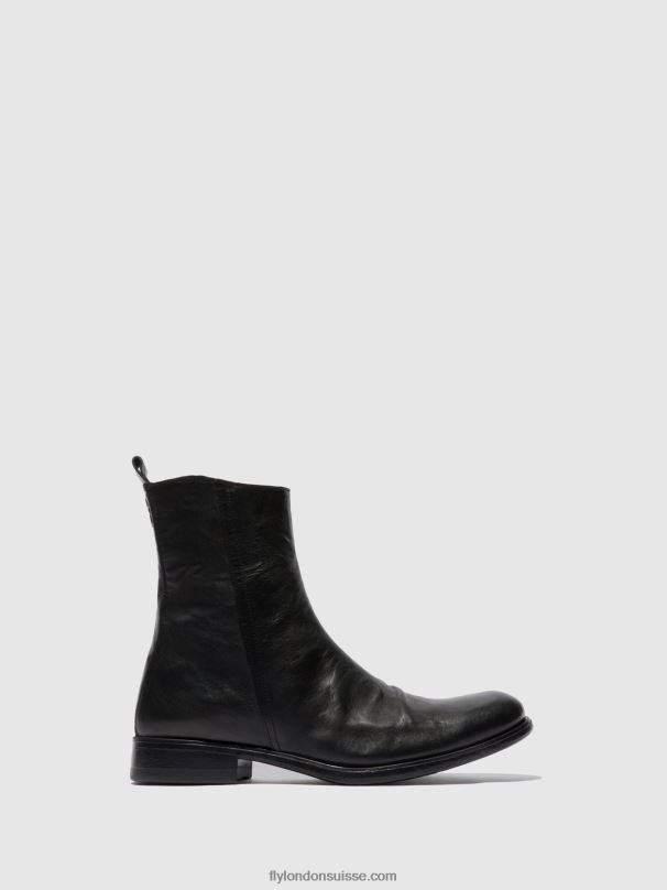 860NR804 bottines chelsea melv797 Fly London estigma (végétal) noir Hommes