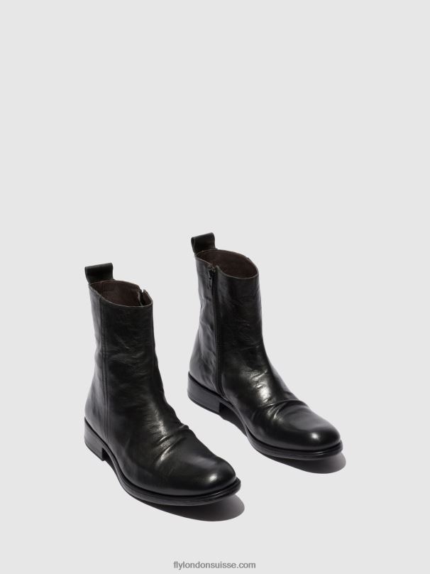 860NR804 bottines chelsea melv797 Fly London estigma (végétal) noir Hommes
