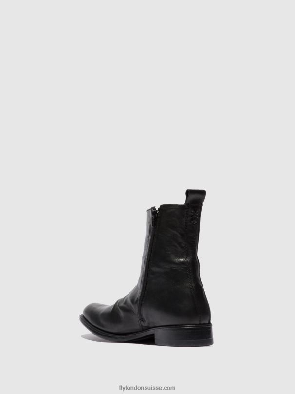 860NR804 bottines chelsea melv797 Fly London estigma (végétal) noir Hommes