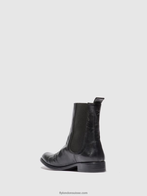 860NR807 bottines chelsea moze798 Fly London estigma (végétal) noir Hommes