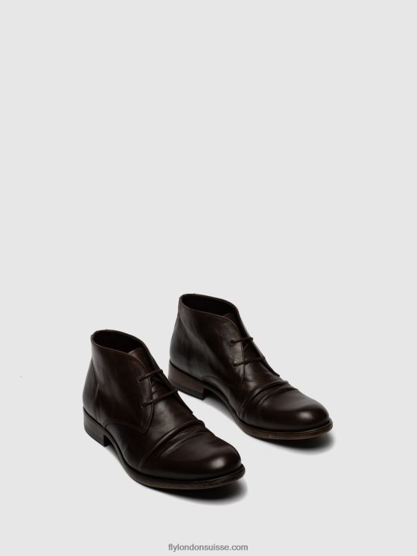 860NR814 bottines à lacets muro577 Fly London moka éco(végétale) Hommes