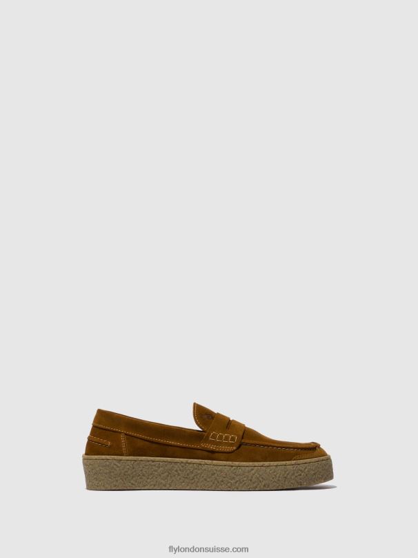 860NR826 chaussures à enfiler roel517 Fly London bronzer Hommes