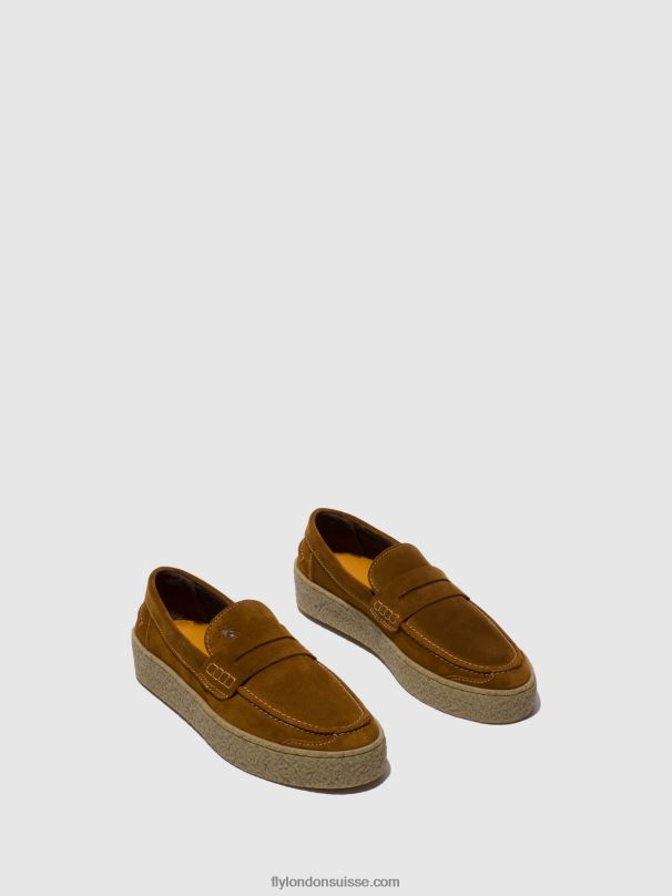 860NR826 chaussures à enfiler roel517 Fly London bronzer Hommes