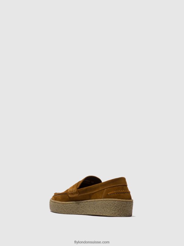 860NR826 chaussures à enfiler roel517 Fly London bronzer Hommes