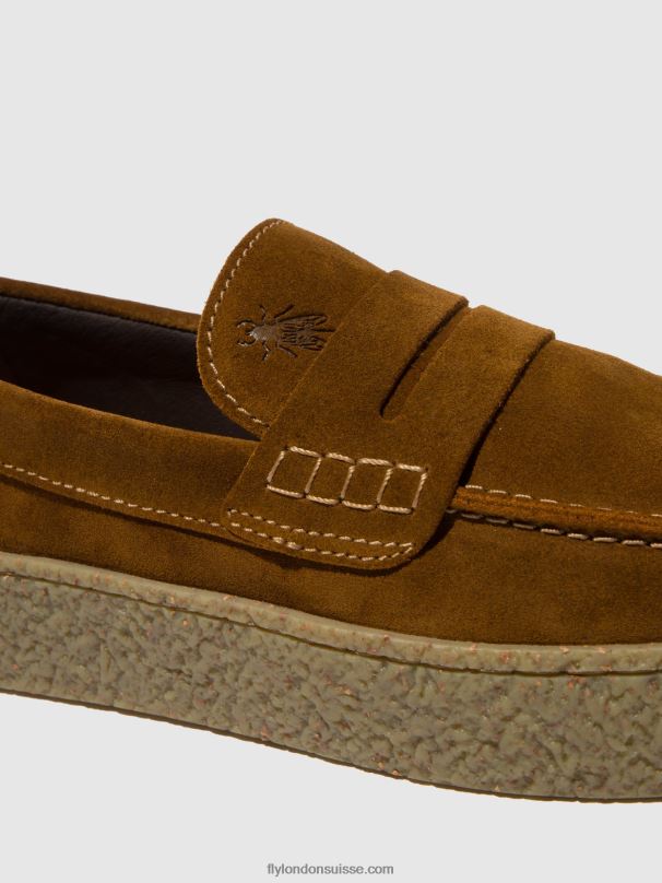 860NR826 chaussures à enfiler roel517 Fly London bronzer Hommes