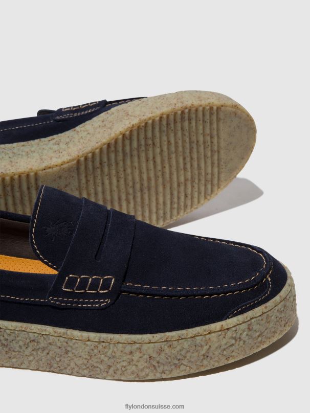 860NR828 chaussures à enfiler roel517 Fly London marine Hommes