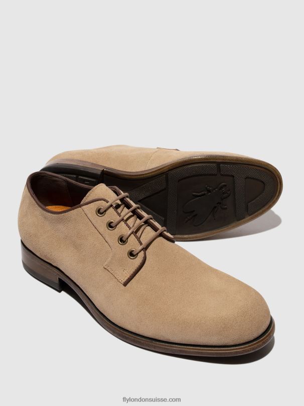 860NR821 chaussures à lacets maso957 Fly London beige Hommes