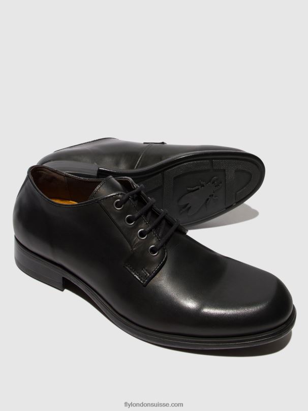 860NR822 chaussures à lacets maso957 Fly London noir Hommes